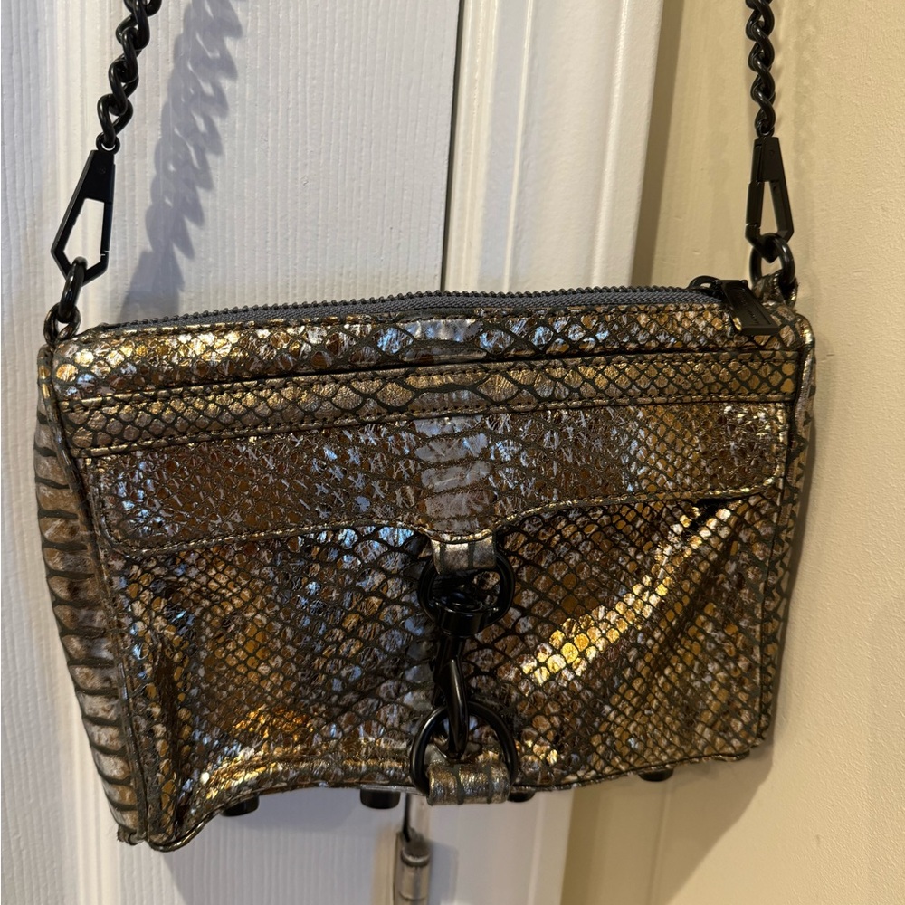 Rebecca Minkoff crock embossed crossbody bag